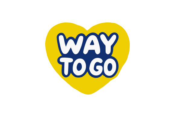 Heartfelt Yellow Way to Go Graphics
