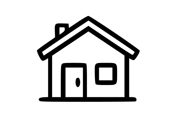 Minimalist House Outline Graphics