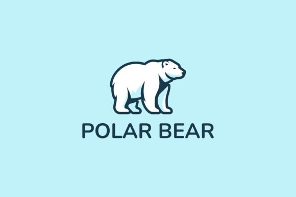 Modern Arctic Polar Bear Logo Mascot