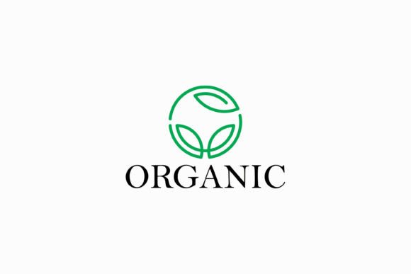 Organic Nature Logo Green Leaf Foliage Graphics
