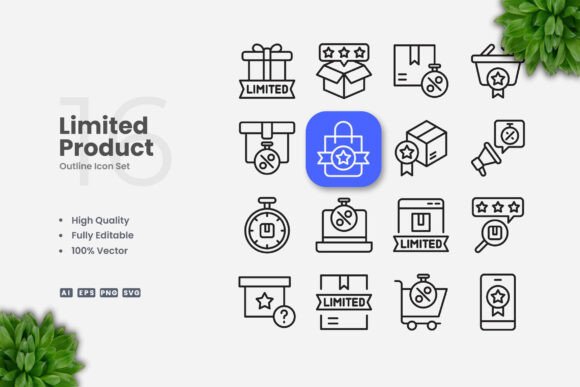 Review: Limited Product Outline Icons