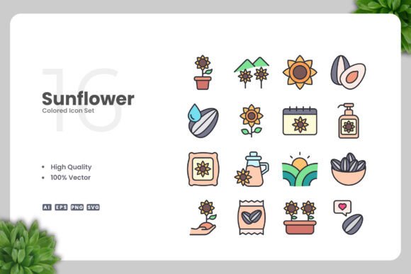 Sunflower Colored Icons Review